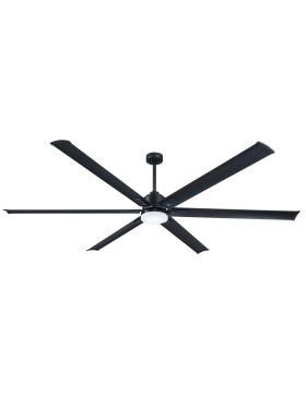Rhino 72" DC With Led High Performance Remote Control Graphite Ceiling Fan