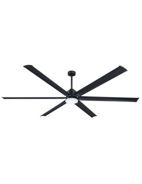 Rhino 84" DC High Performance Led Remote Control Graphite Ceiling Fan