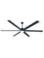 Rhino 72" DC With Led High Performance Remote Control Graphite Ceiling Fan