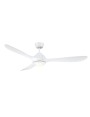 Juno DC 1400mm Stunning 3 Blades 18w Led Tri Colour Dimmable Coastal Friendly Ceiling Fan With Remote Control
