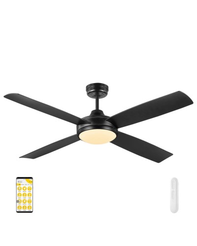 Anova DC Smart Wi-Fi Ceiling Fan With CCT Led Light And Remote