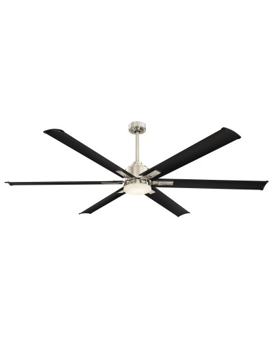 Rhino 72" DC With Led High Performance Brushed Chrome Colour Remote Control Ceiling Fan