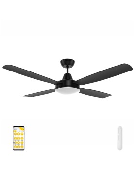 Nemoi 54"1370mm DC Ikuü Smart Wi-Fi Ceiling Fan with LED Light Coastal Areas Friendly