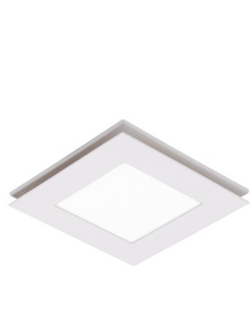 Flow 250mm Square 12w LED Tricolor Exhaust Fan