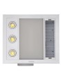 Linear Mini 3-in-1 Bathroom Heater with LED Light, Exhaust Fan and Heat Lamp