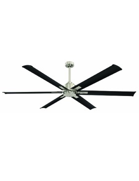 Rhino 84" 2100mm DC High Performance Brush Chrome Ceiling Fan with Remote Control