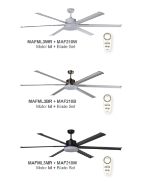 Albatross 84" DC Ceiling Fan with 24w LED Light & Remote control      