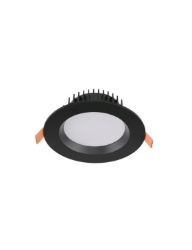 DL1583 Sink In Black Super Bright 15W Round 90-120mm Cut-Out Tri-Colour Dimmable Down Light