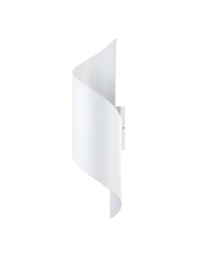 Jabaloyas White Twist Wall Light.