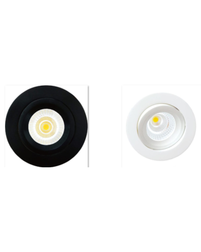 PHL10D Dome Round 90mm Dimmable Down Light With 5 Colour Temperature 
