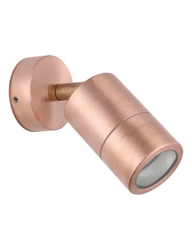 Adjustable 206144 Exterior Copper Gu10 Tricolor Pillar Spot Wall Light IP65