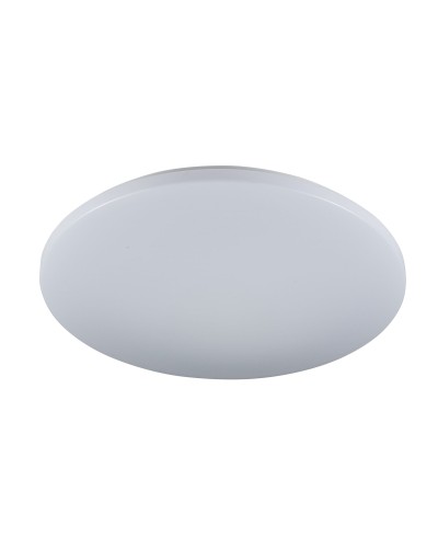 Mercury Small 18w Led Tri-Colour Oyster Ceiling Light With Flat Opal Cover 