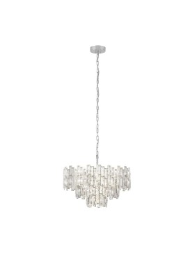 Calmeilles 39626 Tiers Crystal Chrome Finish Small Pendant Light
