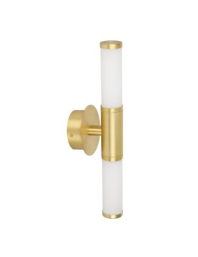 Palmera1 205024 Led Brass Frame Up Down Wall Light.