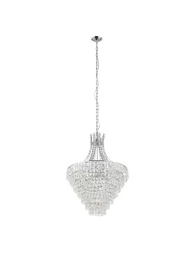Beires 390264 Tiers Crystal Chrome Medium Pendant Light