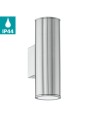 Riga Up/Down Exterior Stainless Steel GU10 Wall Pillar IP44 Spotlight.