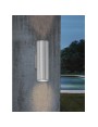 Riga Up/Down Exterior Stainless Steel GU10 Wall Pillar IP44 Spotlight.