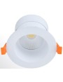 IVY White-Black 10W Round 90mm Cut-Out Dimmable Down Light With 3 Colour Temperature 