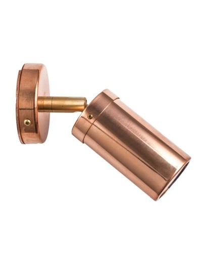Adjustable Exterior Light Weight Copper finish PG1ACEC GU10 Pillar Spot Wall Light IP54