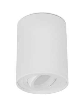 Surface mount Surface22-23 Adjustable GU10 Gimble Down Light Black-White