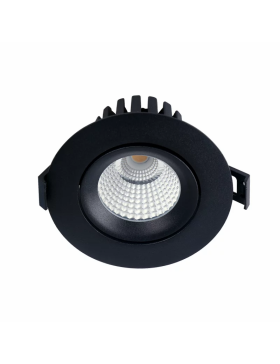 DL9411 LED 10W Architectural Design COB  Black Adjustable 90mm Cut-Out Dimmable Down Light