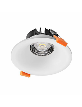 DL9413 Tri-Colour White Architectural Design Trimless With Deep Recessed Face 10W Round 90mm Cut-Out  Dimmable Down Light