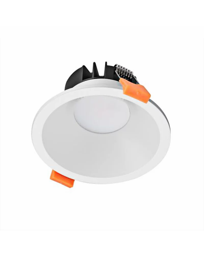 DL9412 Tri-Colour White  Architectural Design Trimless With Deep Recessed Face 10W Round 90mm Cut-Out  Dimmable Down Light