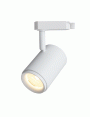 TH15 Dimmable LED Adjustable 15W Cool White Straight Cylinder Single Circuit 3 Wire Adaptor Track Head
