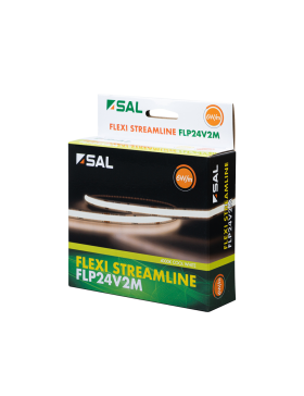 Flexi Streamline 24V Single Colour CRI90 2Metre Kit FLP24V2M-6W/M-Warm white, Cool white, day light