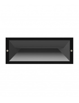 Brick0001 Recessed Led 13W Exterior-Interior Black Brick Light