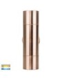 HV1017 Tivah 2x5w 240V Solid Copper tri-Colour Up-Down Wall-Pillar Light     