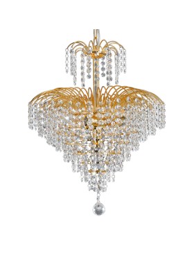 Cascade PE53 Large 8 Light Crystal Pendant Light * 2 Color *