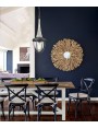 Pendolo Industrial Style Weathered Charcoal-Satin Brass Classic Pendant Light