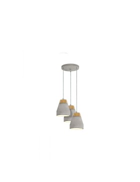 Tarega 3 Light Concrete Pendant Light 