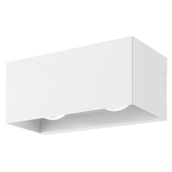 Lesmo Exterior White Led Wall Light IP44
