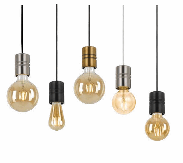 Lang Suspension Cord Single Pendant Light In Antique Brass, Black, Nickel