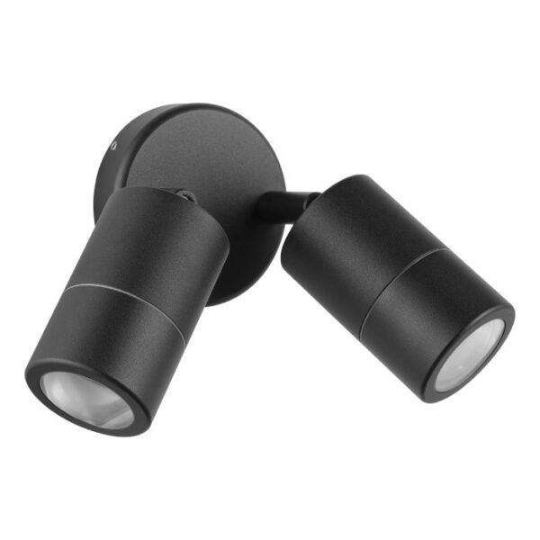 Fremantle2 Adjustable Exterior Black finish 206149 GU10 Pillar Spot Light IP65