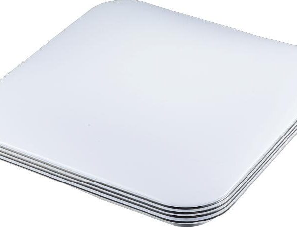 Jupiter Square Led 36w Step Dimming Tri-Colour Acrylic Shade Stylish Flush Mount Light