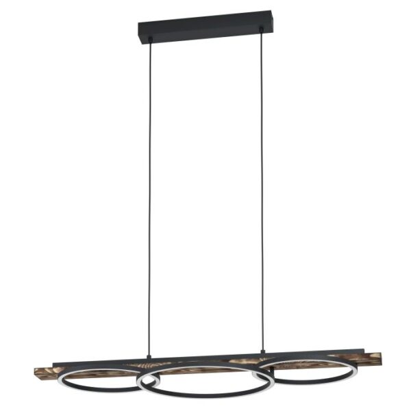 Boyal 99624 Led Circular Brown Rustic Pendant Light.