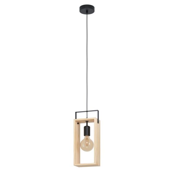 Famborough 43413N Single wood Pendant Light.