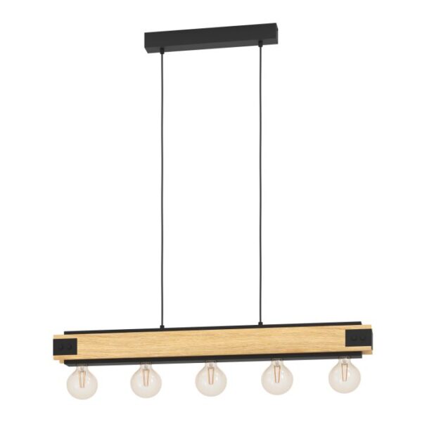 Layham 43468N Five Lights wood Pendant Light
