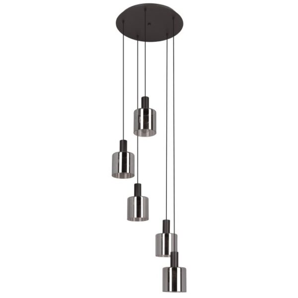 Gorosiba 205156N Five Light Glass Round Pendant Light
