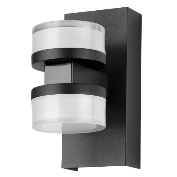 Romendo Led Black Frame Up Down Wall Light.
