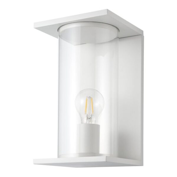 Cascinetta Exterior E27 White Single Wall Light
