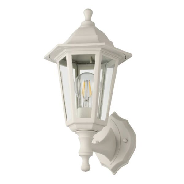 Duanera Exterior E27 White Single Wall Light