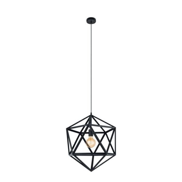 Embleton Large 49762N Black Single Pendant Light.