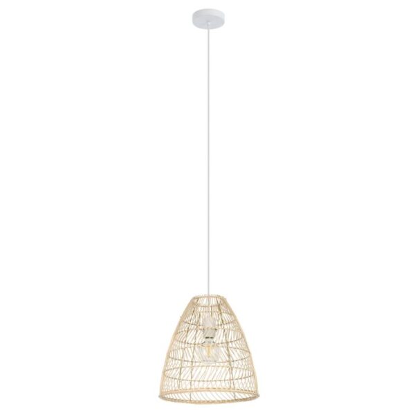 AYESGARTH 43866N Single Wood Pendant Light