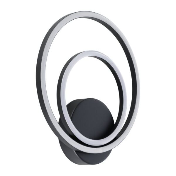 Lanacera Dimmable 20W Led Black Wall Light