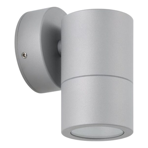 Fixed Head Exterior Grey 206137 GU10 Pillar Spot Wall Light IP65
