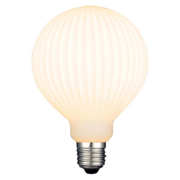 G125 Vintage Decorative E27 Base Matt Opal Globe